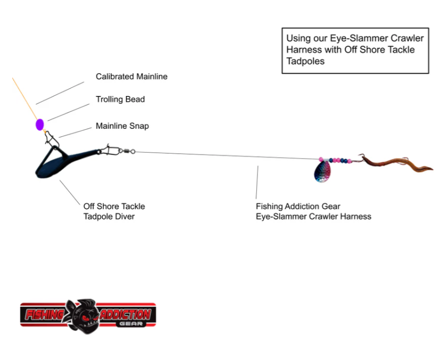 Fishing Addiction: Eye-Slammer Crawler Harness